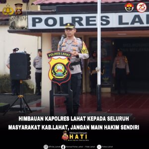 Kapolres Lahat AKBP God Parlasro Sinaga